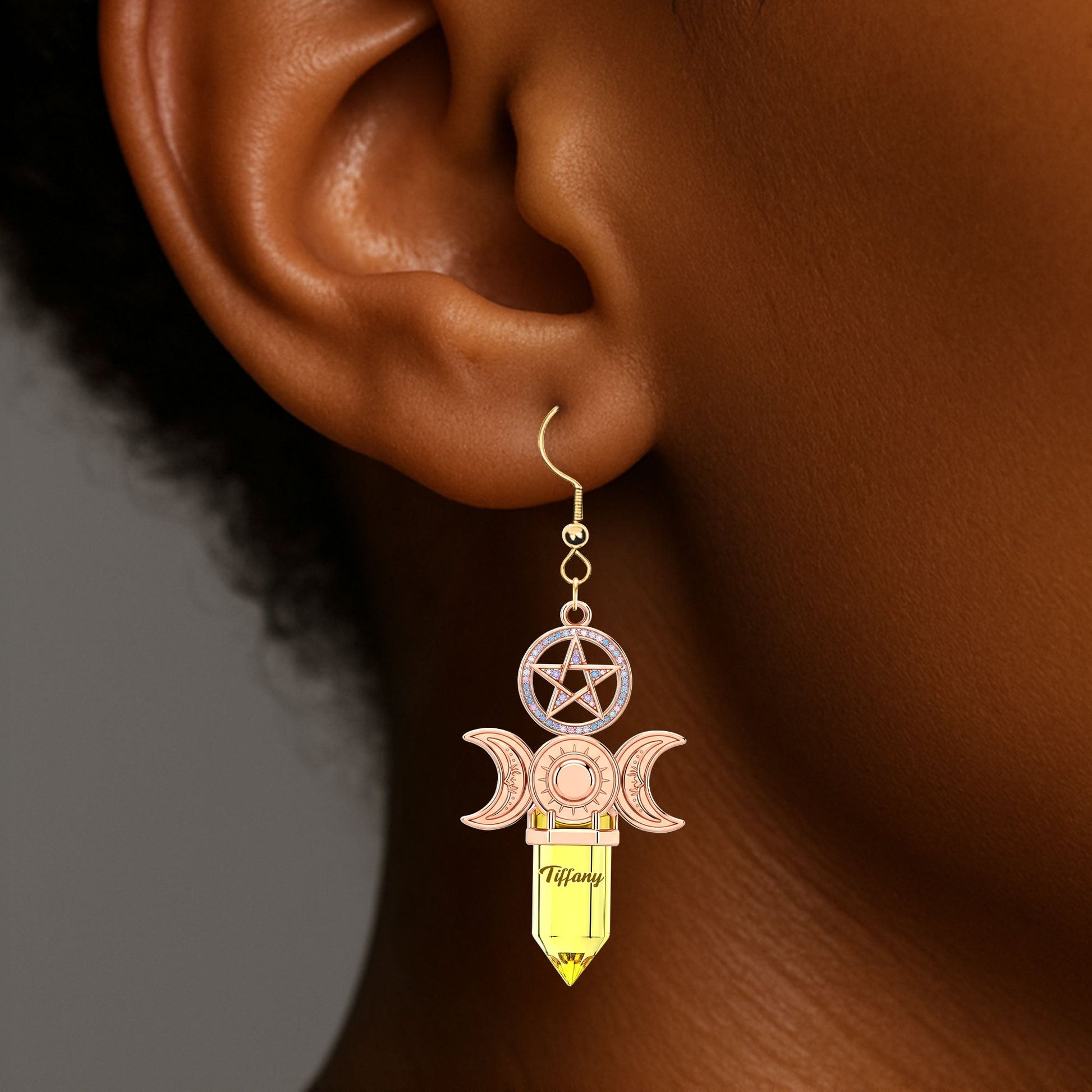 Embrace Your Witchy Side - Witch Acrylic Earrings, Personalized Gifts for Witch Lovers Earrings MagicInPrints