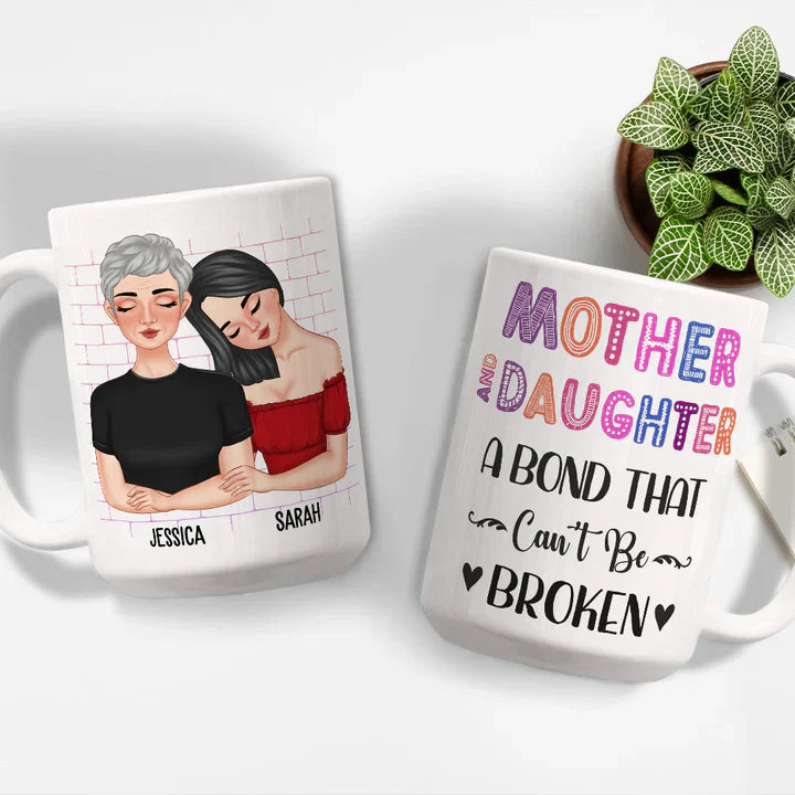 Personalized Mother and Daughters Mug - Sentimental Gift for Mother's Day Cup MagicInPrints