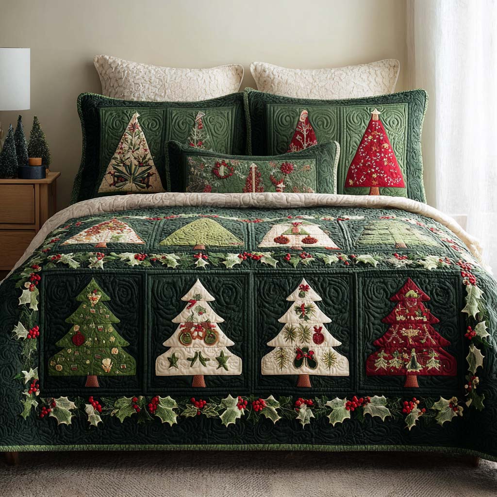 Wrap Yourself in Warmth – Personalized Quilted Bedding Set – Gift for Family and Friends Quilted Bedding Set V2 MagicInPrints