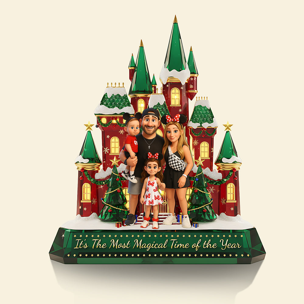 Bring Home the Magic - Personalized Custom Photo Acrylic Plaque - Perfect Gift for Families and Loved Ones Shaped Plaques MagicInPrints