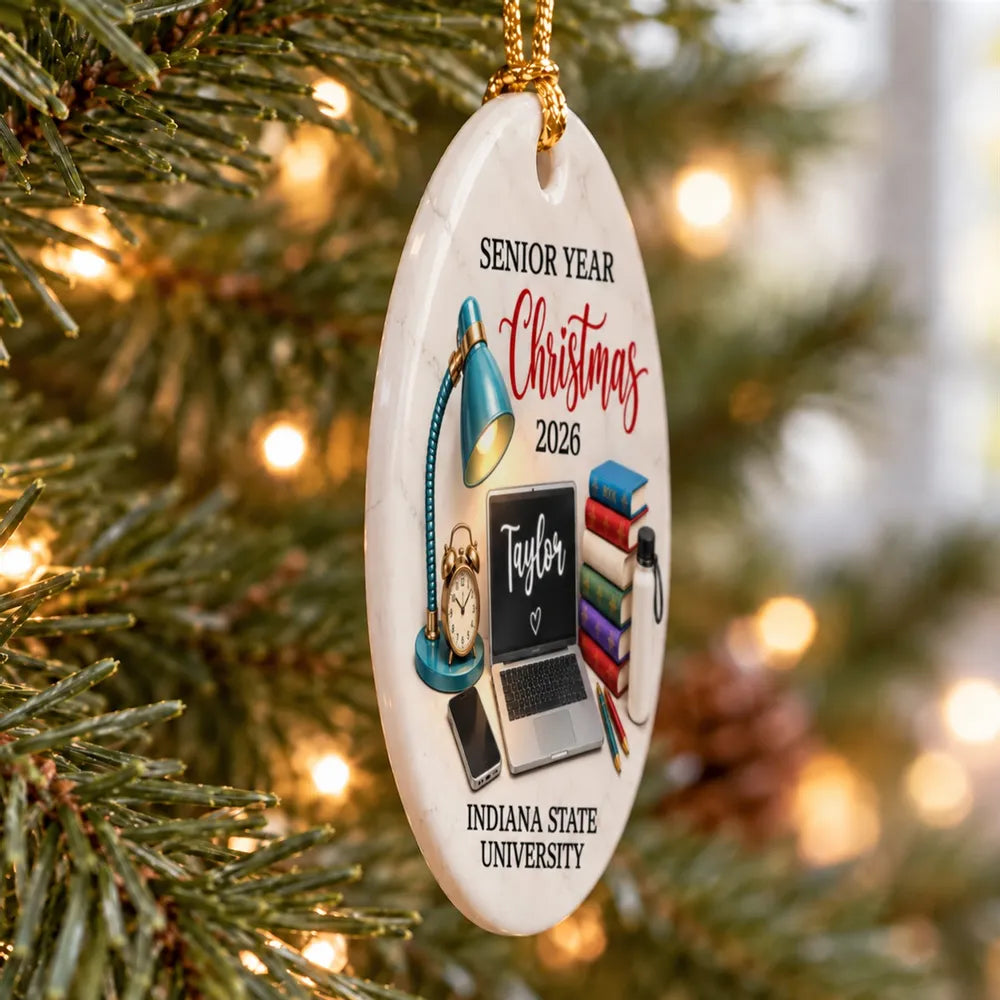 Personalized Graduation Ceramic Ornament Unique Gift for Student