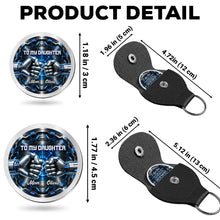 Load image into Gallery viewer, Personalized Pocket Hug Keychain Custom Gift for Son Dad
