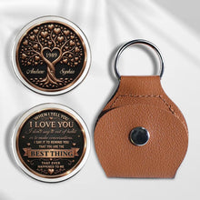Load image into Gallery viewer, Personalized Pocket Hug Keychain Romantic Gift for Partner
