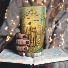 Load image into Gallery viewer, Personalized Insulated Travel Tumbler Proud Family Message for Son
