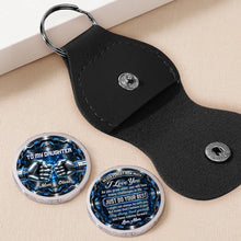 Load image into Gallery viewer, Personalized Pocket Hug Keychain Custom Gift for Son Dad
