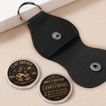 Load image into Gallery viewer, Personalized Brother Pocket Hug Keychain Unique Gift Idea
