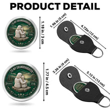 Load image into Gallery viewer, Personalized Pocket Hug Keychain for Grandma &amp; Granddaughter Gift
