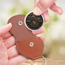 Load image into Gallery viewer, Personalized Pocket Hug Keychain for Grandson Gift from Grandpa
