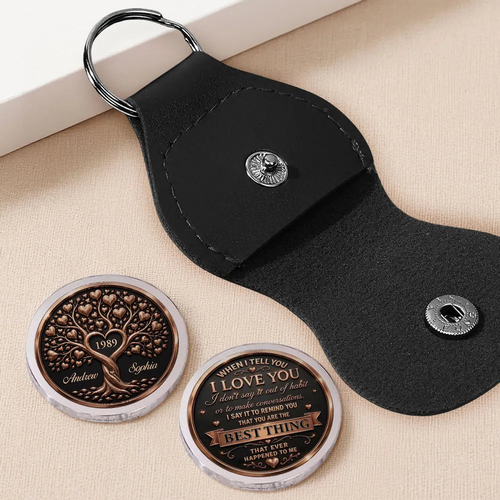 Personalized Pocket Hug Keychain Romantic Gift for Partner