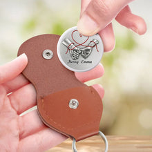 Load image into Gallery viewer, Personalized Pocket Hug Keychain Red Heart Gift for Couple
