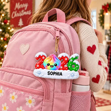 Load image into Gallery viewer, Personalized Rainbow Dumpling Acrylic Ornament Gift for Kids
