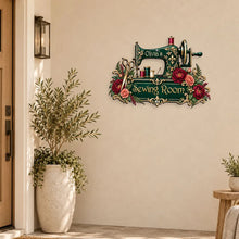 Load image into Gallery viewer, Personalized Floral Sewing Room Metal Sign Gift for Mom
