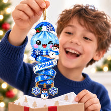 Load image into Gallery viewer, Personalized Acrylic Dumpling Ornament Custom Name Gift for Kids
