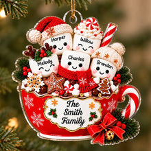 Load image into Gallery viewer, Personalized Acrylic Christmas Ornament Cute Family Gift
