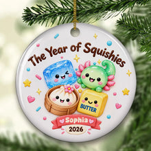 Load image into Gallery viewer, Personalized Ceramic Christmas Ornament Unique Gift for Kids
