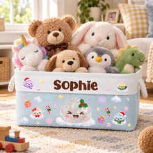 Load image into Gallery viewer, Personalized Cotton Rope Basket Christmas Toy Storage Gift for Kids
