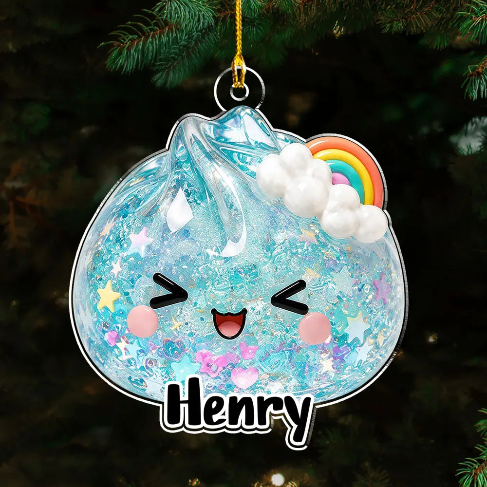 Personalized Dumpling Acrylic Ornament Unique Family Gift