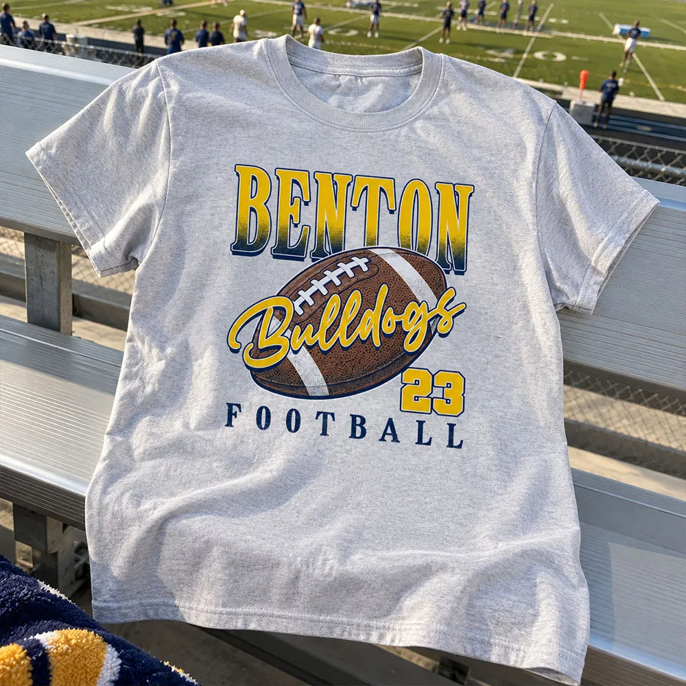 Personalized Classic Tee Football Gift for Couples - Game Day