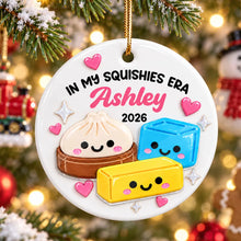 Load image into Gallery viewer, Personalized Round Acrylic Ornament Cute Dumpling Gift for Kids
