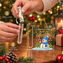 Load image into Gallery viewer, Personalized Acrylic Money Holder Ornament Christmas Gift

