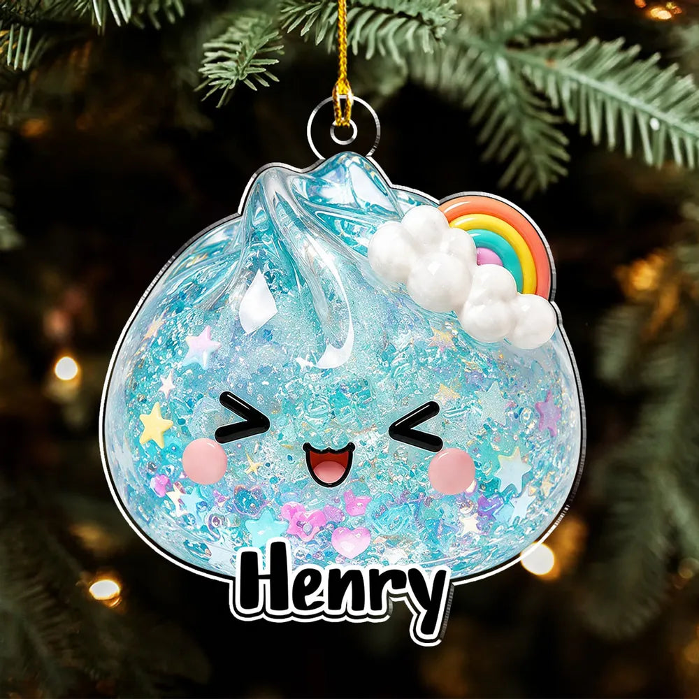 Personalized Dumpling Acrylic Ornament Unique Family Gift