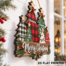 Load image into Gallery viewer, Personalized Wooden Sign for Grandma and Grandpa Christmas Gift
