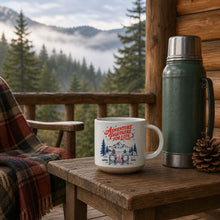 Load image into Gallery viewer, Personalized Adventure Pottery Mug Custom Camping Gift for Couple
