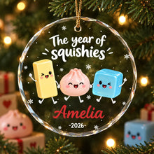 Load image into Gallery viewer, Personalized Crystal Ornament Cute Squishy Characters Gift for Kids
