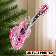Load image into Gallery viewer, Personalized Guitar Acrylic Ornament Music Gift for Musicians
