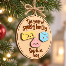 Load image into Gallery viewer, Personalized 2-Layer Wooden Christmas Ornament Gift for Collectors
