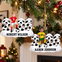 Load image into Gallery viewer, Personalized Soccer Player Acrylic Ornament Unique Gift for Son
