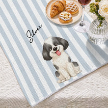 Load image into Gallery viewer, Personalized Dog Kitchen Towel Custom Gift for Pet Owners
