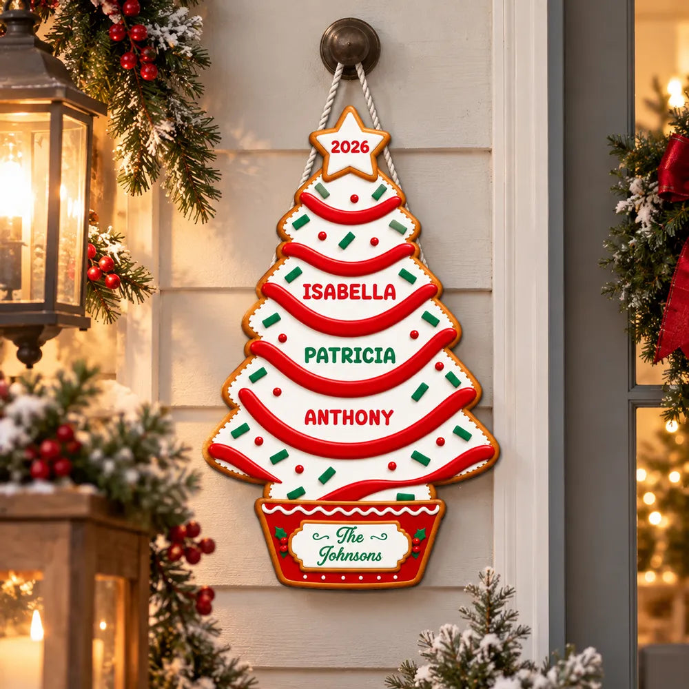 Personalized Family Keepsake Wooden Sign Christmas Decor Gift for Parents
