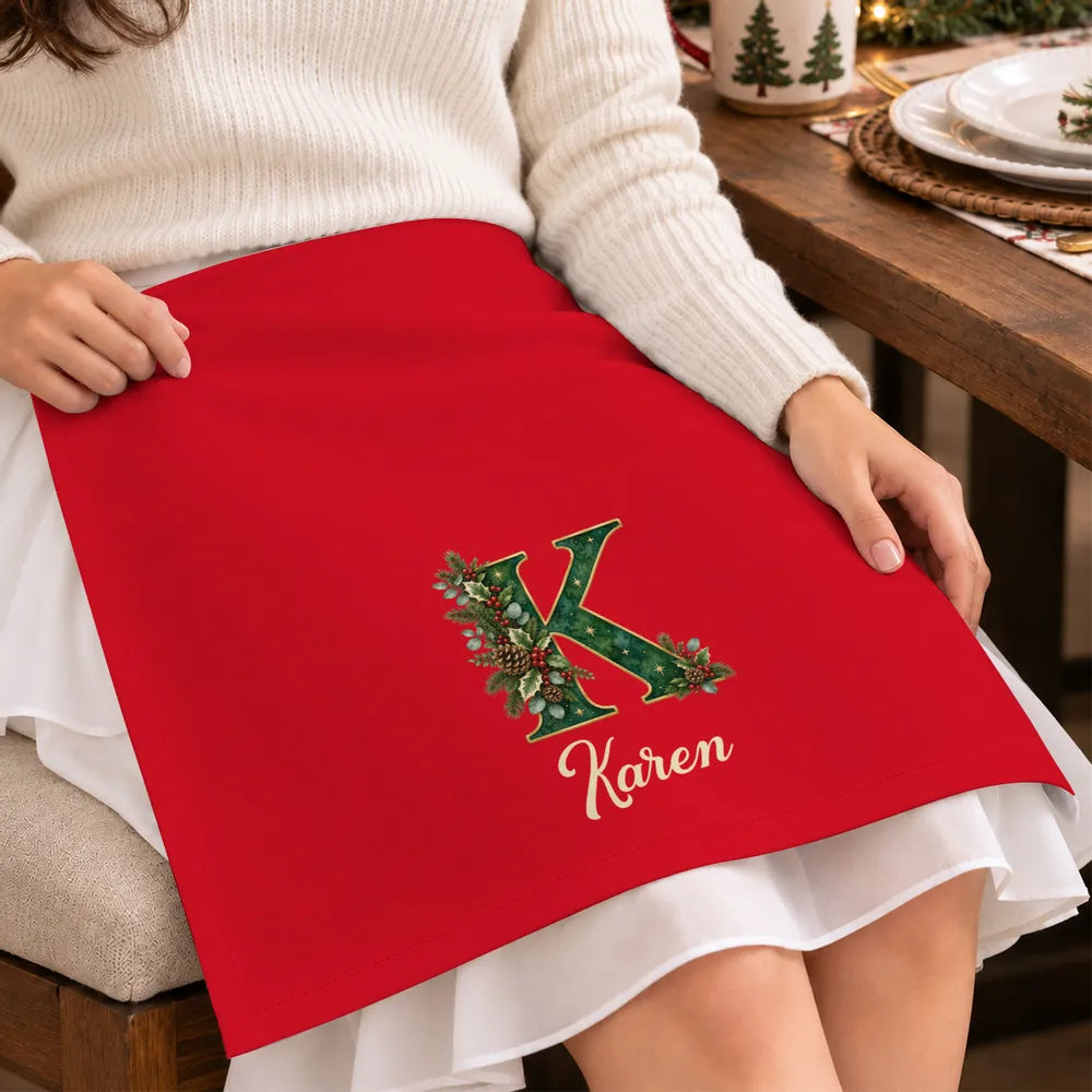 Personalized Cotton Napkin Christmas Gift for Family Gatherings