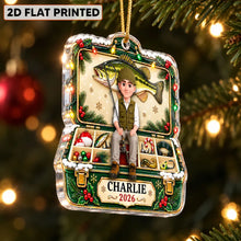 Load image into Gallery viewer, Personalized Fishing Acrylic Ornament Custom Name Gift for Dad
