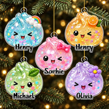 Load image into Gallery viewer, Personalized Dumpling Acrylic Ornament Unique Family Gift
