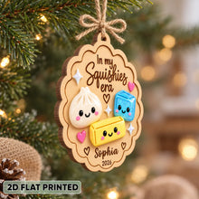 Load image into Gallery viewer, Personalized Squishy Character Wooden Ornament for Kids Gift
