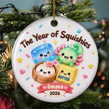 Load image into Gallery viewer, Personalized Ceramic Christmas Ornament Unique Gift for Kids
