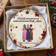 Load image into Gallery viewer, Personalized Ceramic Ornament Custom Name Best Friend Gift
