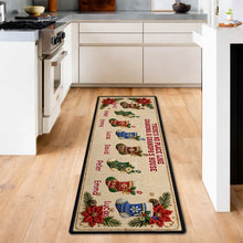Load image into Gallery viewer, Personalized Christmas Doormat for Grandma's Family Welcome
