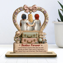 Load image into Gallery viewer, Personalized 2-Layer Wooden Plaque Gift for Best Friend
