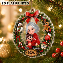 Load image into Gallery viewer, Personalized Acrylic Ornament Christmas Gift for Grandma
