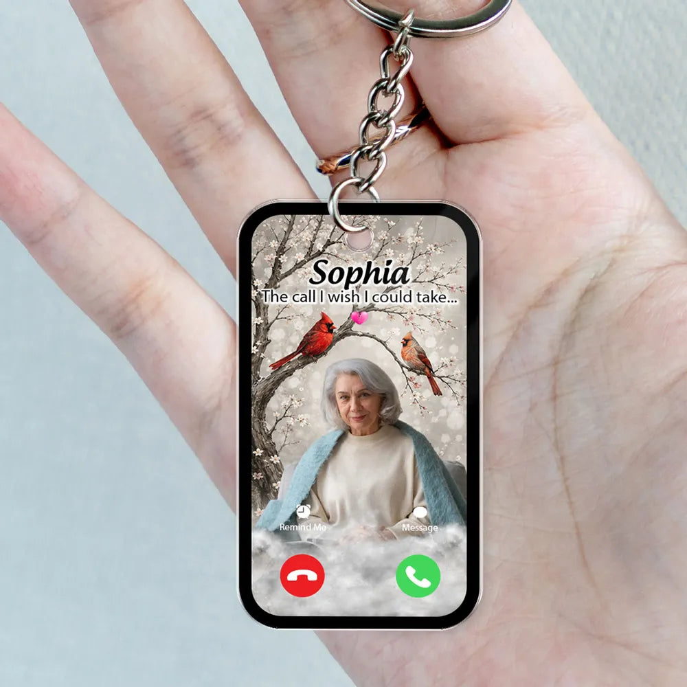Personalized Acrylic Keychain Remembrance Gift for Loved Ones