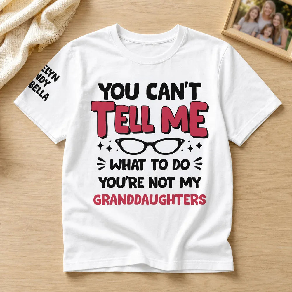 Personalized Grandma Tee with Humor | Custom Funny Gift