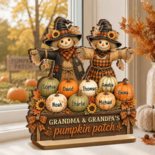 Load image into Gallery viewer, Personalized Wooden Plaque for Grandparents | Fall Family Gift
