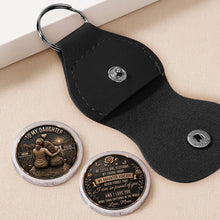 Load image into Gallery viewer, Personalized Pocket Hug Keychain Vintage Mother-Daughter Gift
