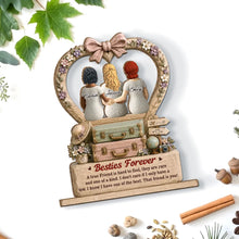 Load image into Gallery viewer, Personalized 2-Layer Wooden Plaque Gift for Best Friend
