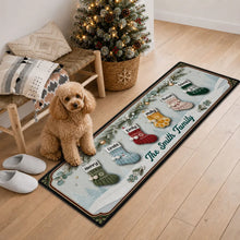 Load image into Gallery viewer, Personalized Christmas Stockings Doormat Unique Family Gift
