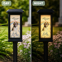 Load image into Gallery viewer, Personalized Solar Garden Stake Light Dog Memorial Tribute Gift
