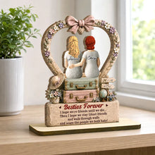 Load image into Gallery viewer, Personalized 2-Layer Wooden Plaque Gift for Best Friend
